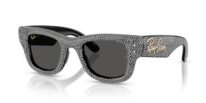 Ray-Ban 4940BP - WAYFARER PUFFER, colour 686587 · Black & strass pave