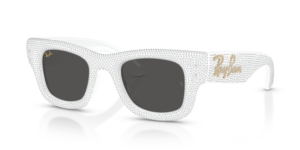 Ray-Ban 4940BP - WAYFARER PUFFER, colour 686687 · White & strass pave