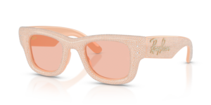 Ray-Ban 4940BP - WAYFARER PUFFER, colour 688984 · Solid nude