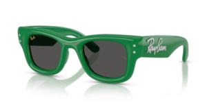Ray-Ban 4940B - WAYFARER PUFFER, colour 685987 · Green & strass