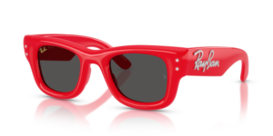 Ray-Ban 4940B - WAYFARER PUFFER, colour 686187 · Red & strass
