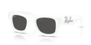Ray-Ban 4940B - WAYFARER PUFFER, colour 686387 · White & strass