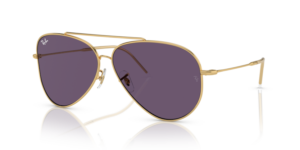 Ray-Ban R0101S AVIATOR REVERSE, colour 001/1A · Arista gold