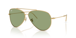 Ray-Ban R0101S AVIATOR REVERSE, colour 001/82 · Arista gold