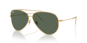 Ray-Ban R0101S AVIATOR REVERSE, colour 001/VR · Arista gold
