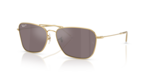 Ray-Ban R0102S CARAVAN REVERSE, colour 001/LB · Arista gold
