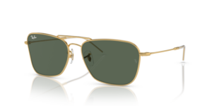 Ray-Ban R0102S CARAVAN REVERSE, colour 001/VR · Arista gold