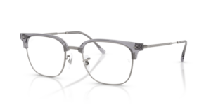 Ray-Ban RX7216 NEW CLUBMASTER, colour 8470 · Gray on gunmetal