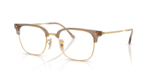 Ray-Ban RX7216 NEW CLUBMASTER, colour 8471 · Beige on gold