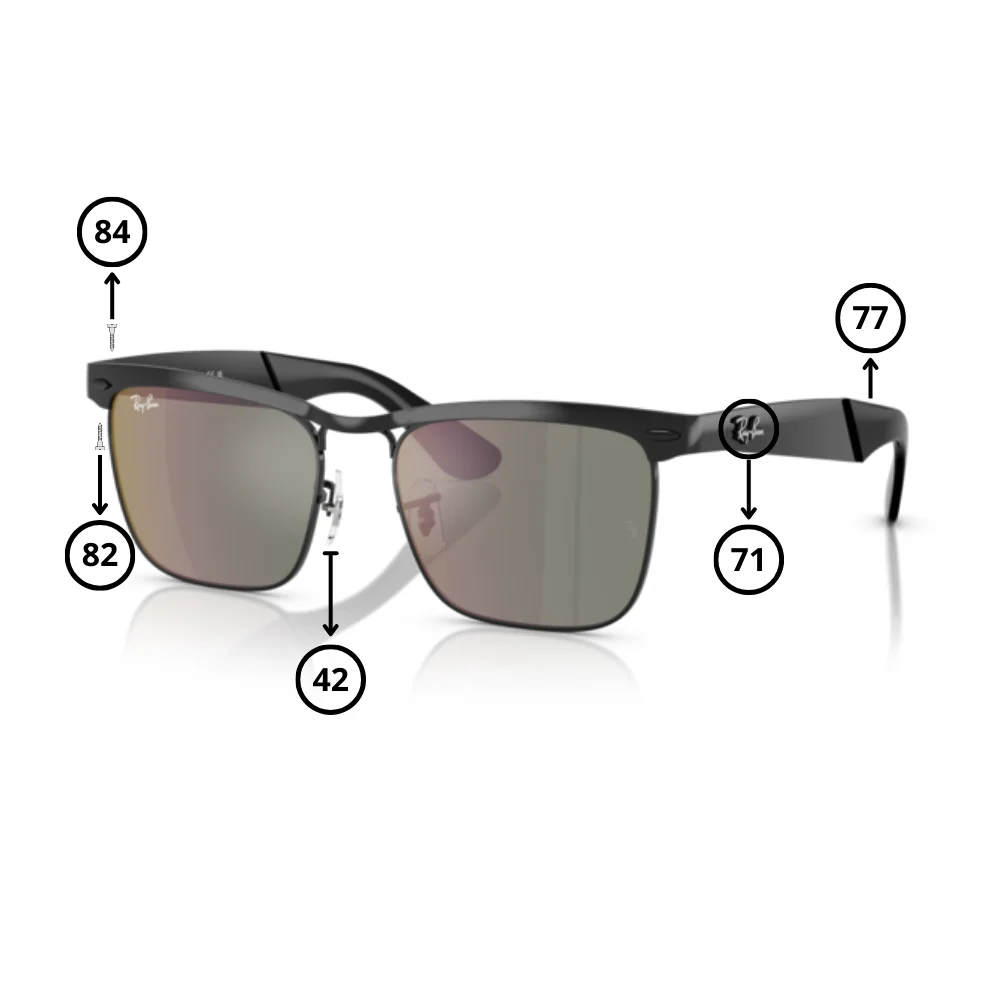 RB3875 Wayfarer DELUXE Original Replacement Parts