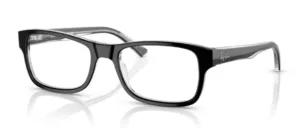 Ray-Ban RX5268, colour 2034 · Black on clear