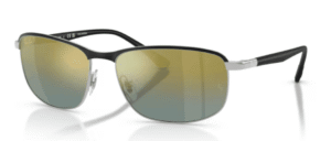 Ray-Ban RB3671CH, colour 9144J0 · Black on silver