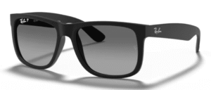 Ray-Ban 4165 JUSTIN, colour 622/T3 · Rubber black
