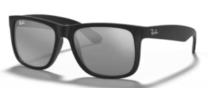 Ray-Ban 4165 JUSTIN, colour 622/6G · Rubber black