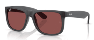 Ray-Ban 4165 JUSTIN, colour 687375 · Opal gray
