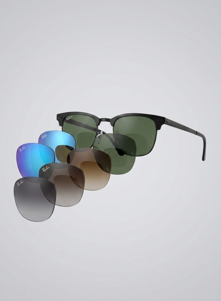 Ray-Ban 3716 Clubmaster Metal Genuine Lenses | Replacement