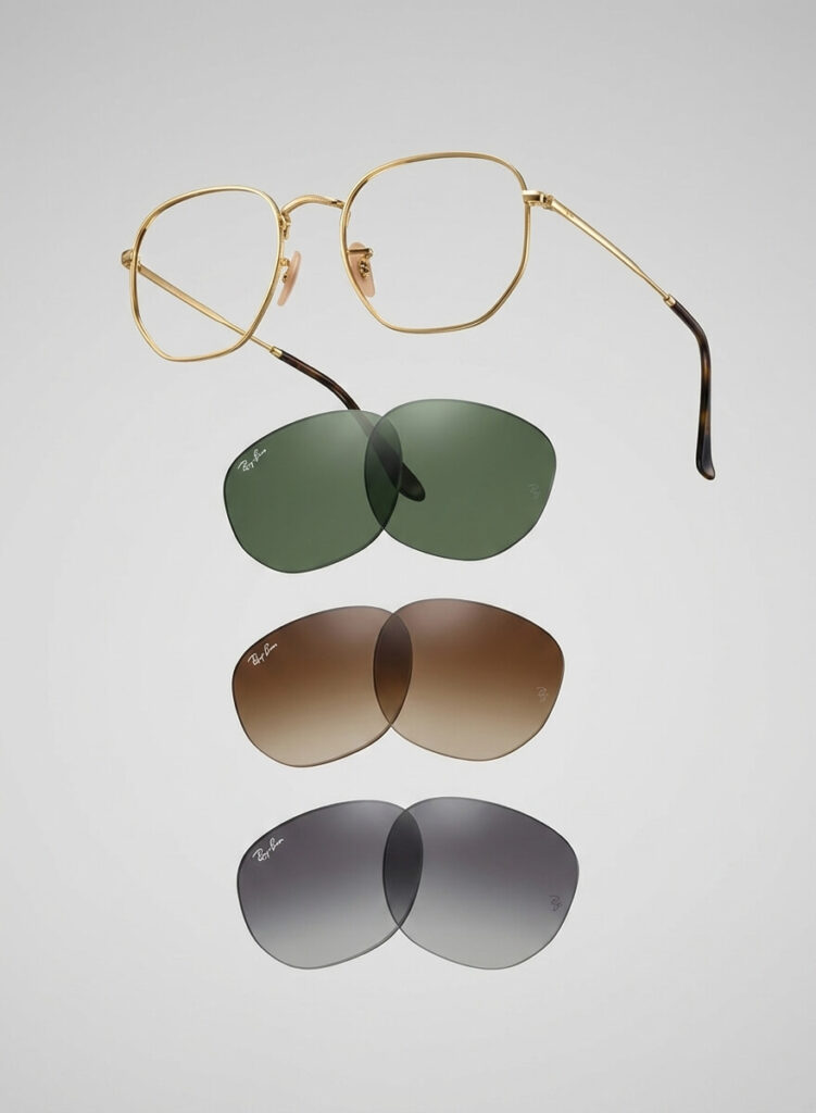 Ray-Ban 3548N Hexagonal Genuine Replacement Lenses