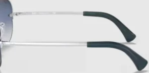 Original Ray-Ban RB3449 arms, colour 9129 · Silver blue