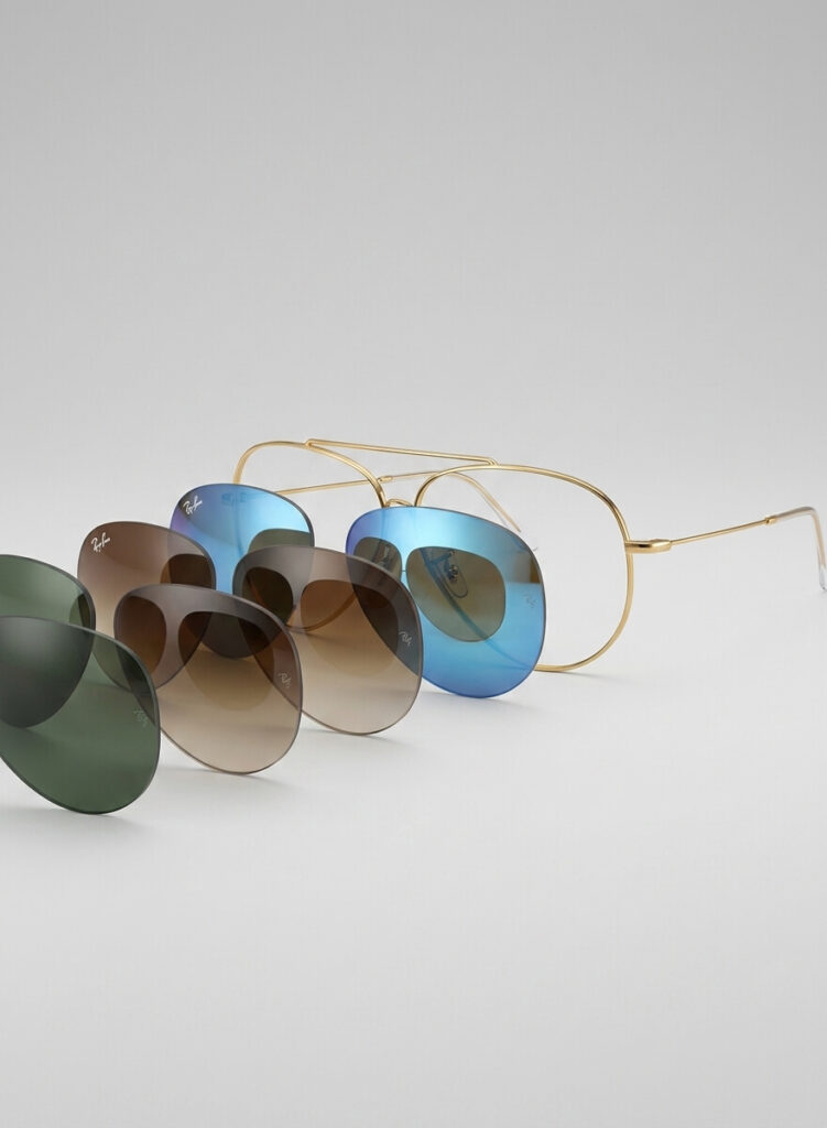 Original Ray-Ban RB0101S Aviator Reverse Lenses