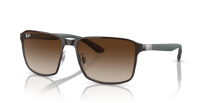 Original lenses Ray-Ban RB3721, colour 13 · Brown gradient · plastic