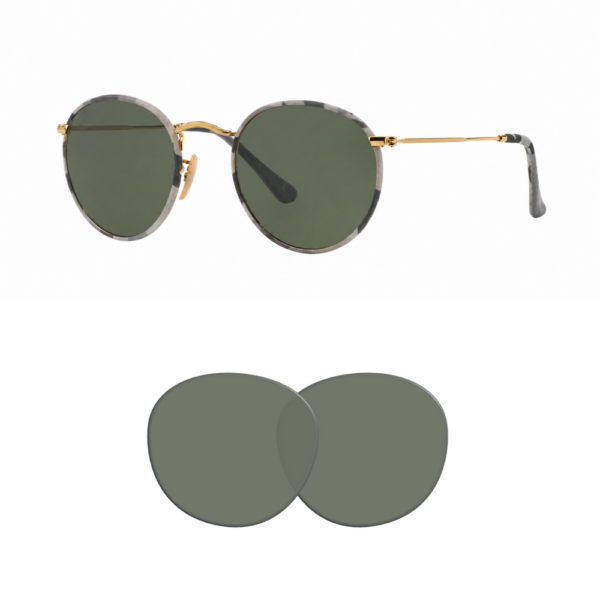 Compatible Ray-Ban 3447JM ROUND FULL COLOR Replacement Lenses