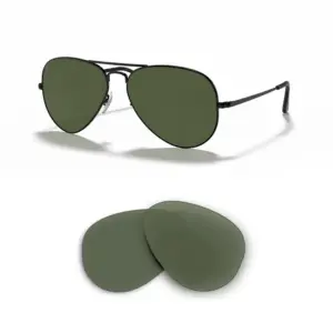 Compatible lenses for Ray-Ban RB3689 Aviator Metal II
