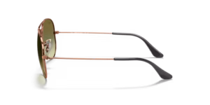 Original Ray-Ban RB3025 Aviator arms, colour 9002 · Medium bronze