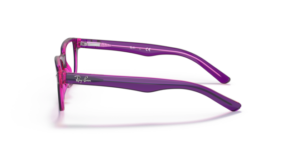 Original Ray-Ban RB1555 arms, colour 3666 · Violet on fuxia fluo