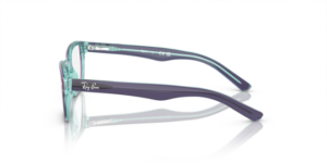 Original Ray-Ban RB1555 arms, colour 3945 · Top blue & violet & blue light