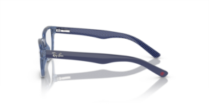 Original Ray-Ban RB1555 arms, colour 3977 · Clear blue
