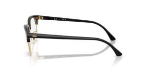Original Ray-Ban RB5154 Clubmaster arms, colour 5784 · Black and gold