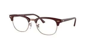 Original Ray-Ban RB5154 Clubmaster arms, colour 8230 · Bordeaux on pink gold