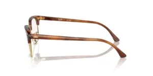 Original Ray-Ban RB5154 Clubmaster arms, colour 8375 · Striped brown