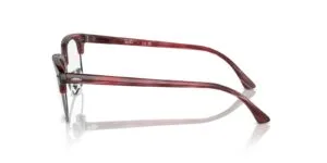 Original Ray-Ban RB5154 Clubmaster arms, colour 8376 · Striped red